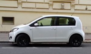 Bílá Škoda Citigo